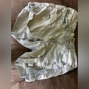 Light wash jean shorts from so in size 3